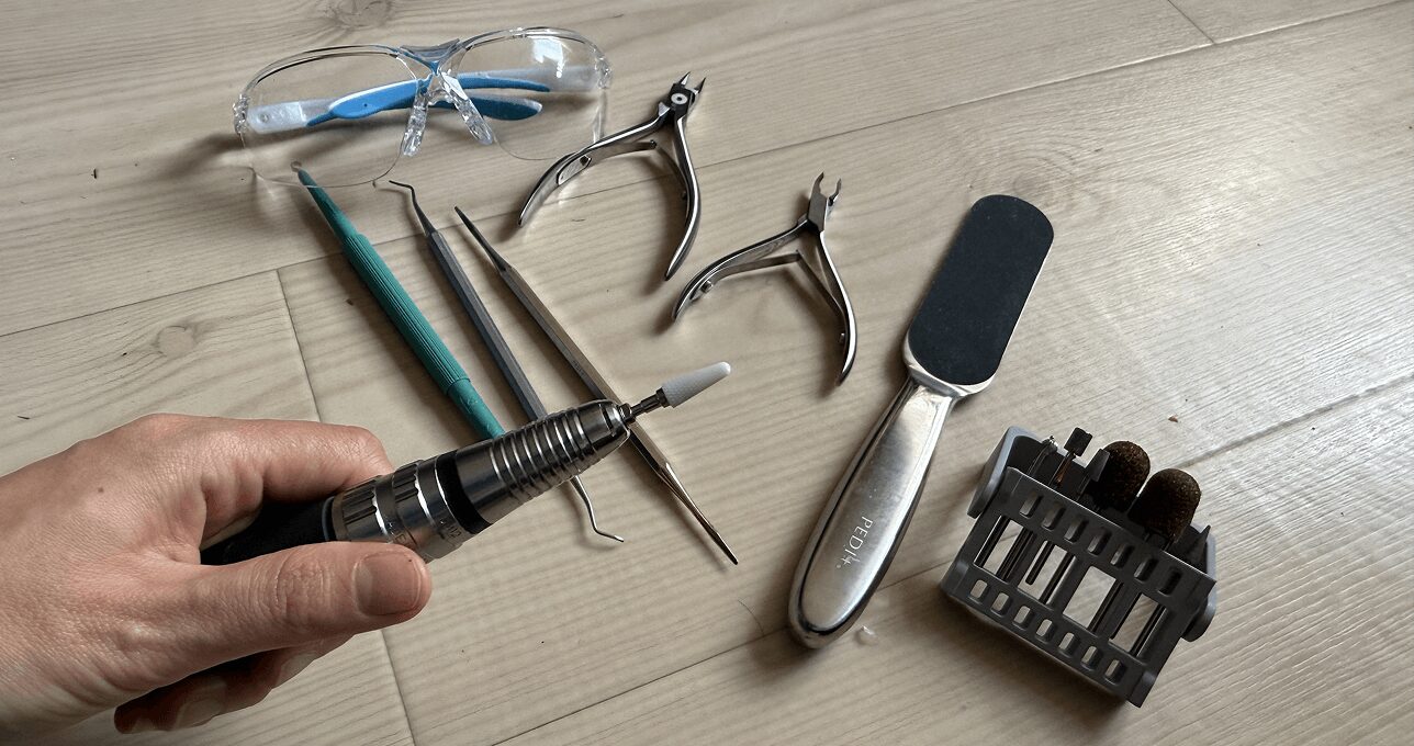 フットケア用品の数々